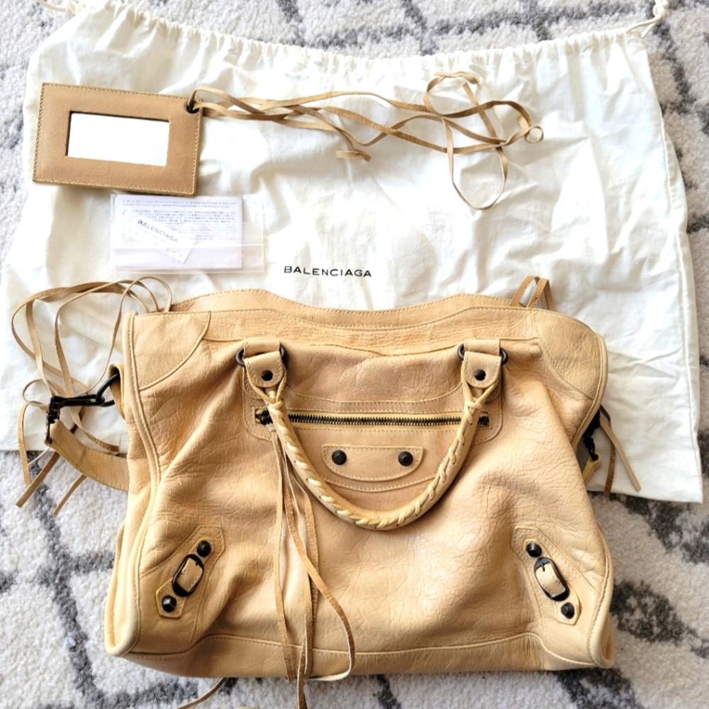 Balenciaga Classic City Short Strap Motorcycle Bag